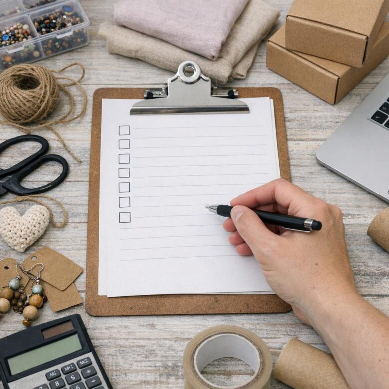 Handmade Craft Business Checklist for Beginners