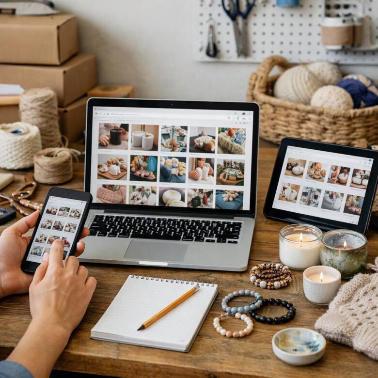 Best Platforms for Selling Handmade Crafts From Home