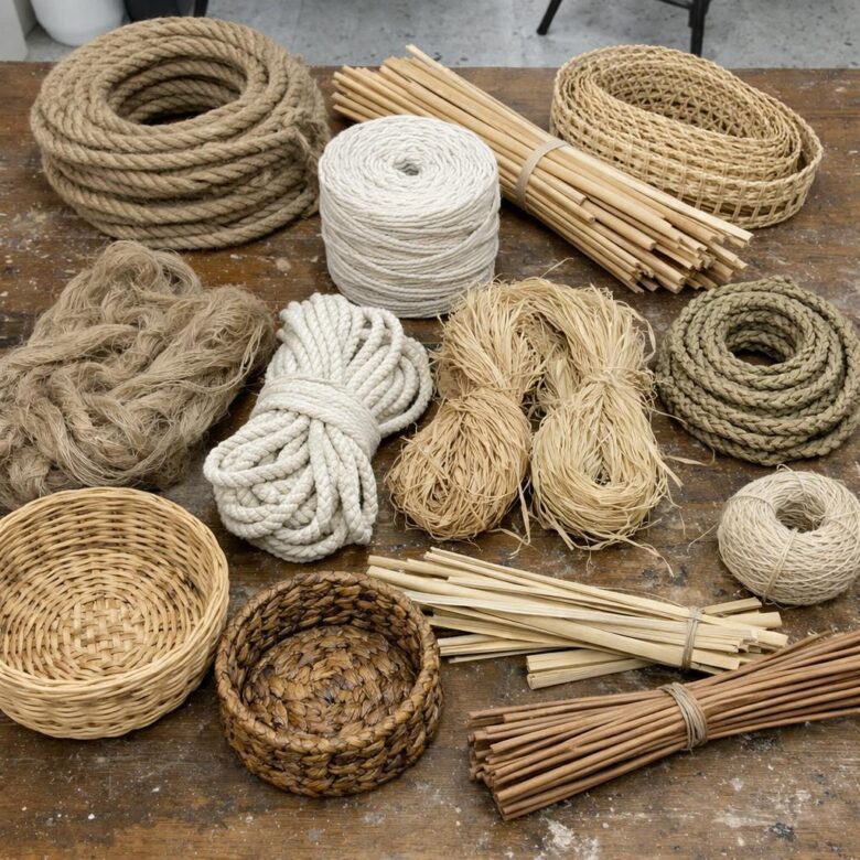 Best Natural Materials for Woven Home Decor Projects