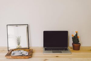 desktop, home office, laptop, macbook pro, office, wooden table, technology, wireless, wireless technology, mockup, workspace, work from home, desktop, home office, office, office, office, office, office