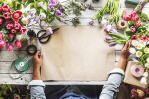 copy, craft, florist, flower background, nature, floral, paper, hands, empty, flowers, beautiful flowers, blank, creative, decoration, art, romantic, present, arrangement, flower wallpaper, wallpaper for girls